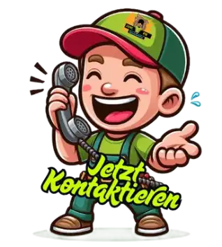 Jung und Fix Entrümpelung Maskottchen hilft bei der Haushaltsauflösung