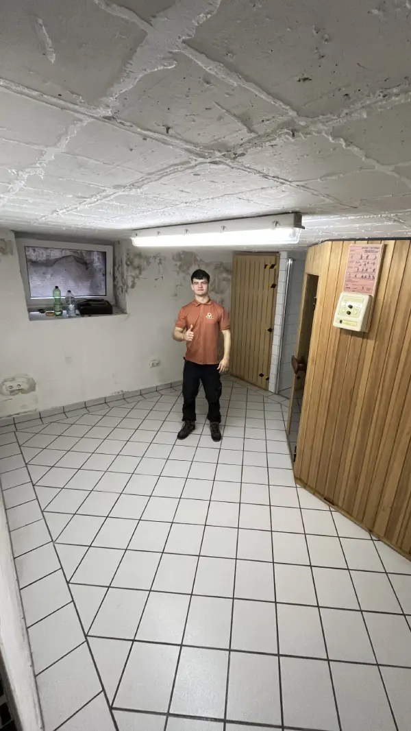 Nachher: Besenreiner Boden nach der Kellerentrümpelung in Aachen