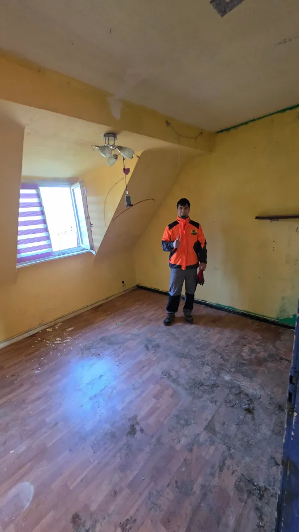 Nachher: Gereinigte und geräumte Wohnung nach Messie Entrümpelung in Aachen