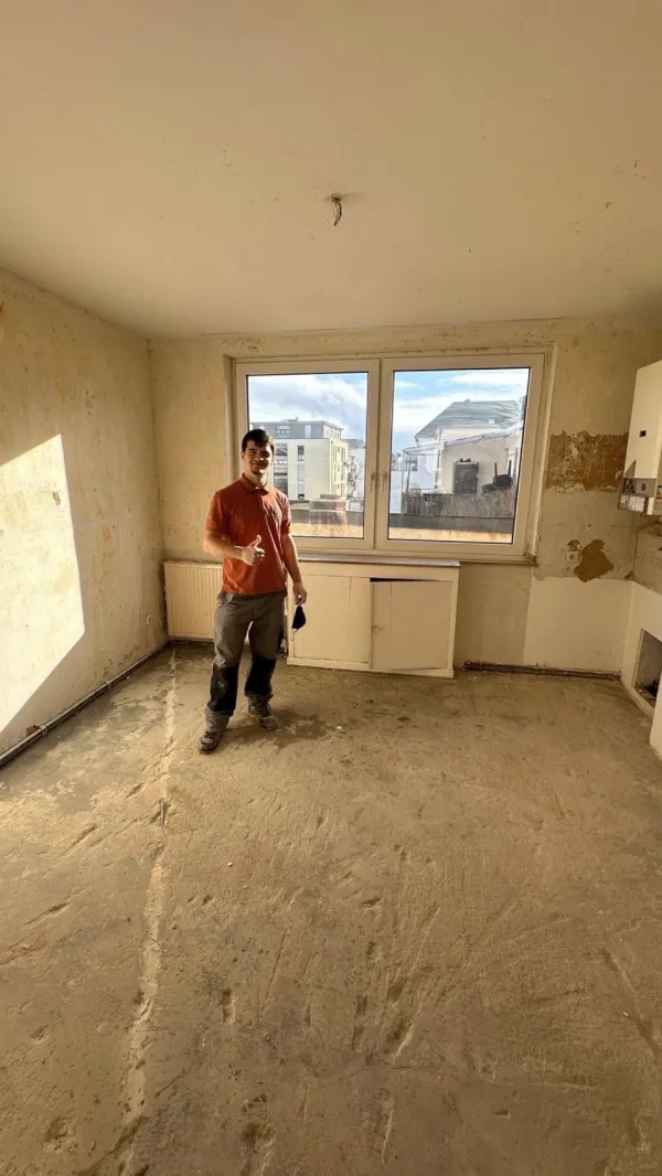 Nachher: Sauberes Badezimmer nach Messie Entrümpelung und Reinigung in Aachen